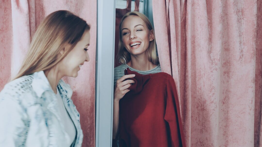 Person practicing speech in front of mirror